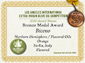 Biceno - 2019 Silver Medal Flavored Oils - Los Angeles International Extra Virgin Olive Oil competition