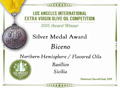 Biceno - 2015 Silver Medal Aromatizzato Basilico - Los Angeles International Extra Virgin Olive Oil competition