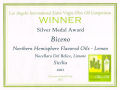 Biceno - Silver Medal Aromatizzato Lemon - Los Angeles International Extra Virgin Olive Oil competition
