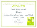 Biceno - 2012 Silver Medal Delicate Blend - Los Angeles International Extra Virgin Olive Oil competition