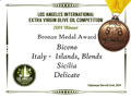 Biceno - 2014 Bronze Medal Delicate Blend - Los Angeles International Extra Virgin Olive Oil competition