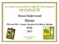 Biceno - Bronze medal Flavored Oils Lemon - Los Angeles International Extra Virgin Olive Oil competition