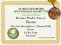 Biceno - 2019 Silver Medal Flavored Oils - Los Angeles International Extra Virgin Olive Oil competition